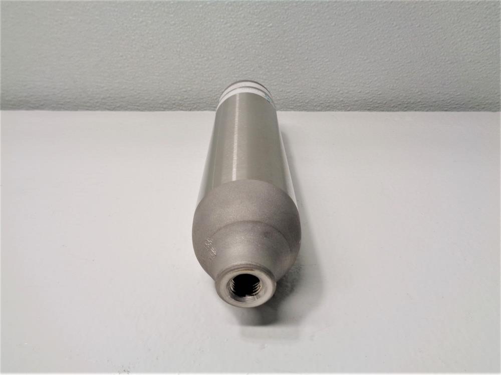 Hoke Sample Cylinder 4HD300 DOT-3E 1800, 304 Stainless Steel HOHV913611